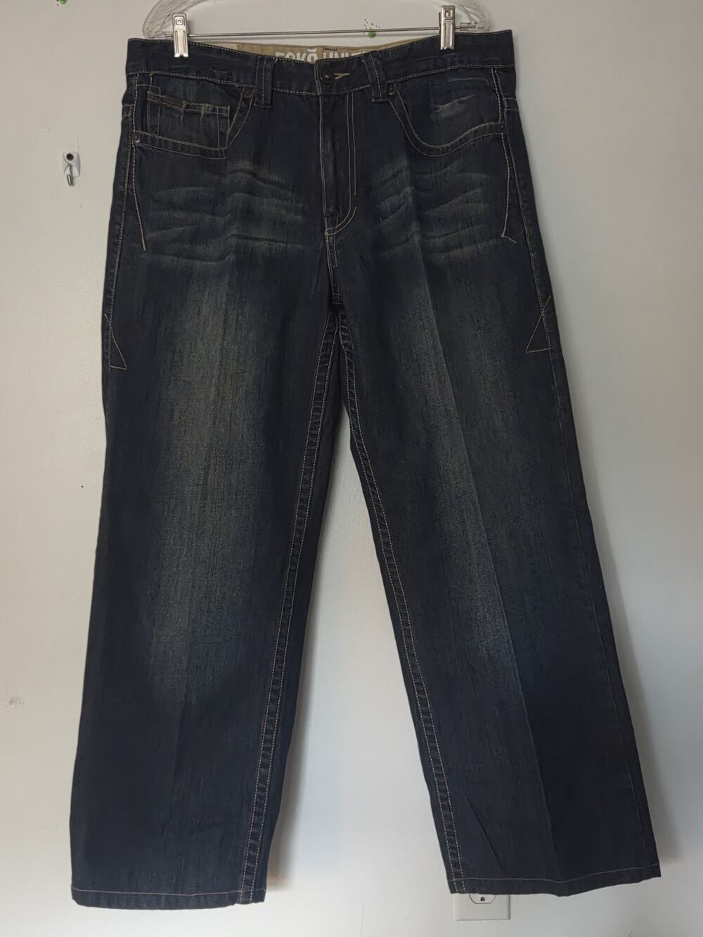 Ecko Unltd Jeans Men’s Size 36 X 30 Baggy Fit Straight Leg Hip Hop Skater Grunge